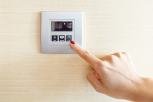 Image of central heating thermostat